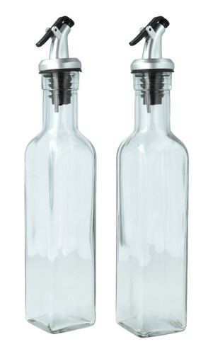 Dispensador De Aceite Vinagre Aceitero Botella X 2 Uni
