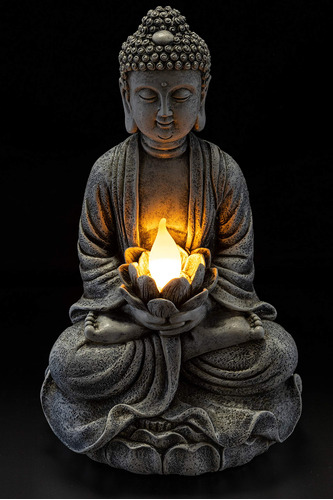 Vp Home Zen And Tranquil Buddha Luz Led Parpadeante Para Al