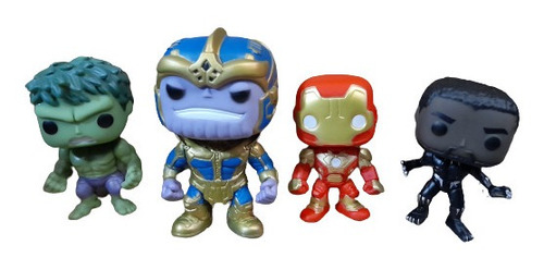 Estuche Figuras Avengers X 4 Personajes/ Niños.