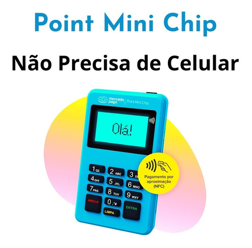 Kit 10 Máquinas Point Mini Chip Crédito Débito Atacado