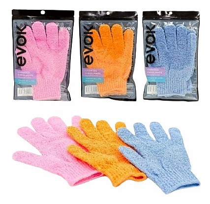 Imagen 1 de 3 de Guantes Exfoliante Corporal Evok