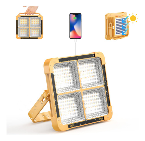 Refletor Solar Externo Interno Portátil De 400 W, Luz De