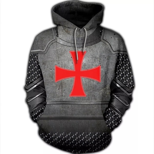 Sudadera Para Cosplay De Halloween 3d Caballeros Templarios