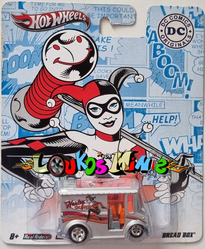 Hot Wheels Bread Box Dc Comics Harley Quinn Pop Culture