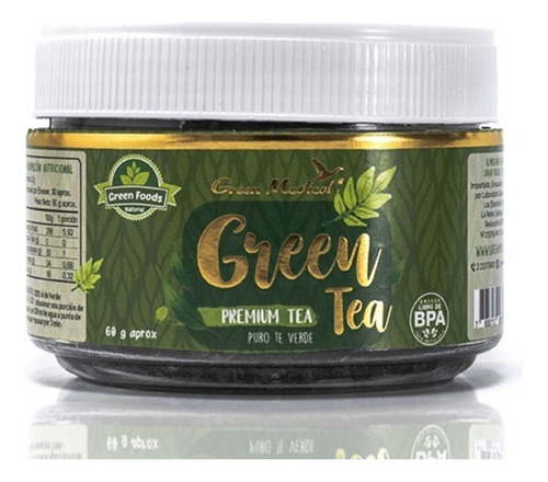 Green Tea En Hoja 60gr Green Medical
