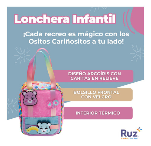 Lonchera Infantil Care Bears 4 L Multicolor
