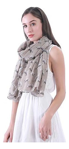 Bufanda Para Mujer Con Estampado De Perro Corgi Galés De Pem