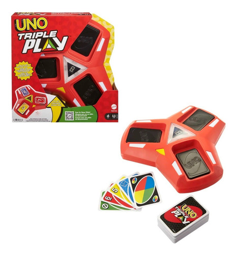 Cartas Uno Triple Play - Mattel - Adeleste