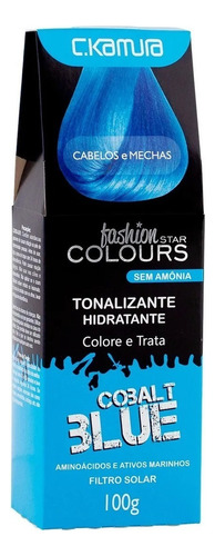 Kit Tonalizante C.Kamura  c.kamura tom azul para cabelo