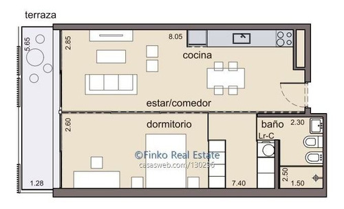 1 Dormitorio Punta Carretas A Estrenar