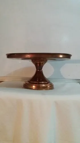 Base Para Torta De Bronce. (Usado)