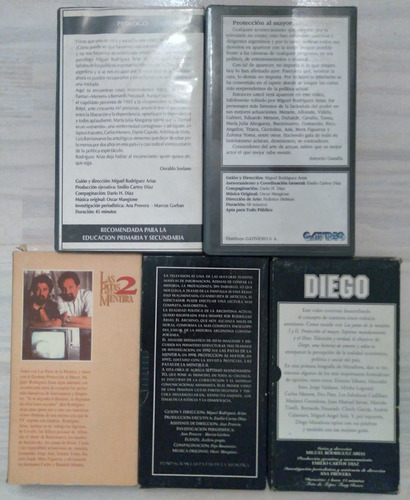 Las Patas De La Mentira Colección Vhs Miguel Rodriguez Arias (Usado)