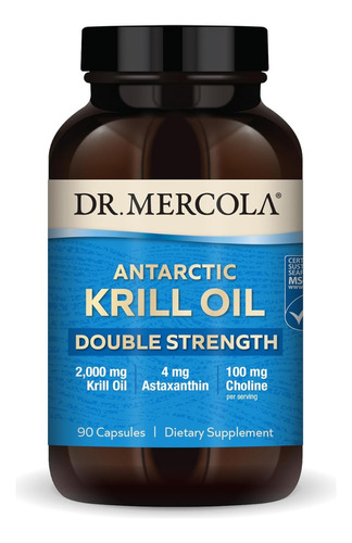 Aceite De Krill De Doble Fuerza Dr. Mercola 90 Cápsulas
