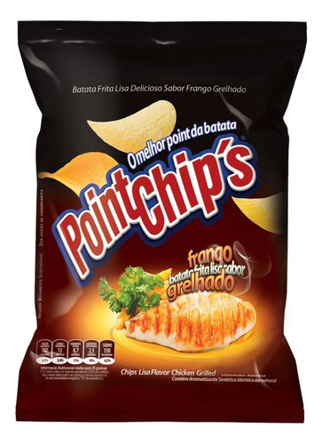 Batata Point Chips Pacote 30g - Tipo Ruffles - Frango