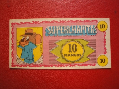 Figuritas Mangos Super Chapitas Despistao Año 1972