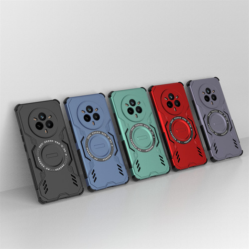 Funda Rígida De Plástico Armor Para Xiaomi Redmi Note 14 Pro Plus K80 Pro Funda Protectora Magnética A Prueba De Golpes