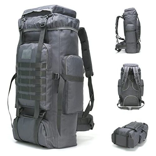 Bnmjvjl 70l Alquiler Mochila Militar Tactical Camping Ajusta