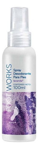 Spray Refrescante Para Pies Avon Foot Works 100ml Lavanda