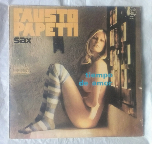 Fausto Papetti Sax Tiempo De Amor Vinilo Original 
