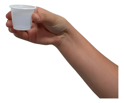 Vaso Shot Chupito 50cc Plastico Descartable Blanco X 300u