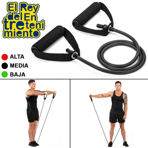 Banda Elástica 120 Resistencia C/agarre Ejercicio Gym El Rey