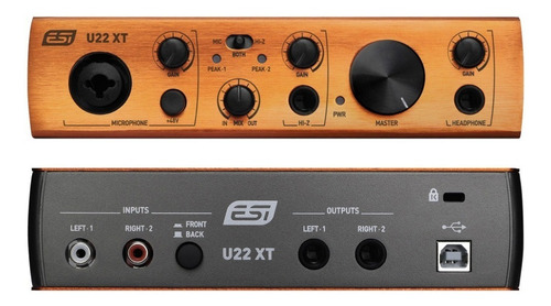 Interfaz de audio ESI U22 XT