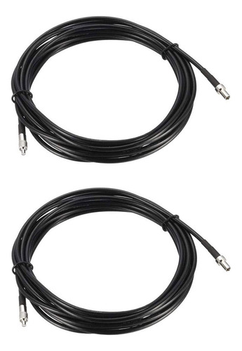 Ta-vigor Cable Coaxial Rg174 Rf  2 Unidades De 16.4 Ft/16.4