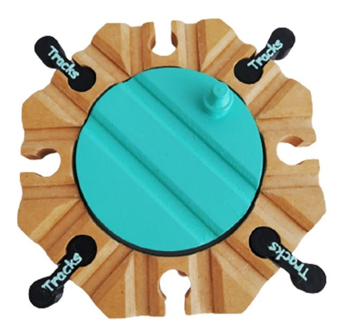 Plataforma Giratoria Tren Juguete Compatible Trencity/ Hape