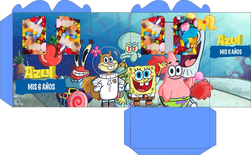 Bob Esponja Cumpleaños Kit Imprimible Personalizado