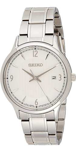 Seiko Sgeh79p1 - Reloj Clásico De Pulsera De Acero Con