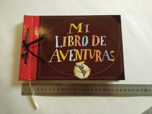 Libro Aventuras Up A5 Caratula Personalizad C/lapicera