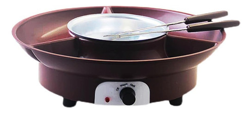 Juego Eléctrico De Olla Para Fondue De Chocolate Y Queso Con