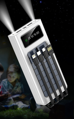 Power Bank 20000mah Carga Rápida Usb/para iPhone/type-c