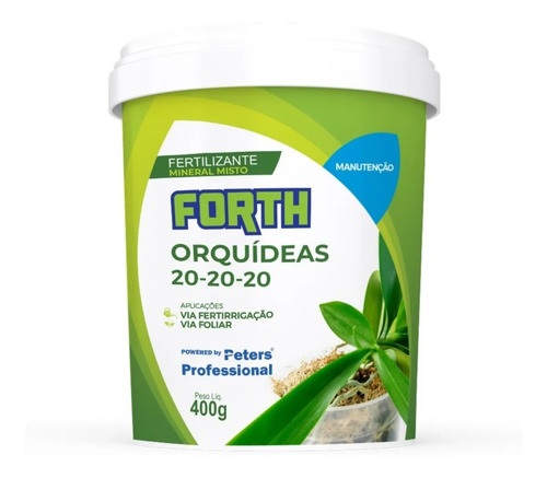 Imagem 4 de 6 de Adubo Forth Orquídeas Manutenção E Floração 400gr