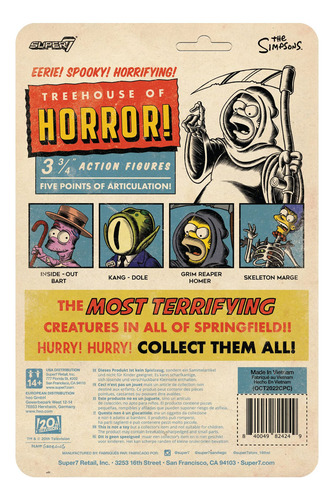 Figura De Acción Super7 The Simpsons Treehouse Of Horror Bar
