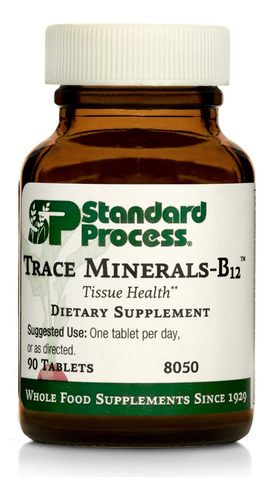 Standard Process Trace Minerals-b12 - Bazo De Alimentos Inte