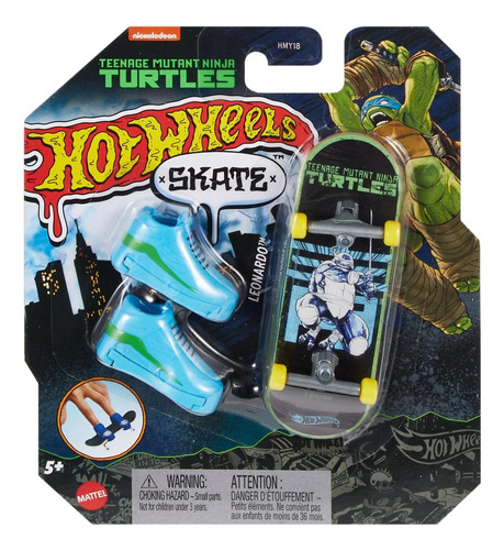 Hotwheels Skate Patineta Tony Hawk Leonardo Tortugas Ninja