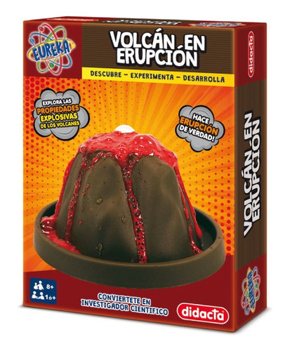 Volcán En Erupción Juego Cienca Eureka Didacta