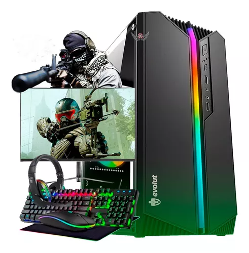 Pc Gamer Cpu Completo I5 16gb, Ssd 240gb, Placa Vídeo 4gb