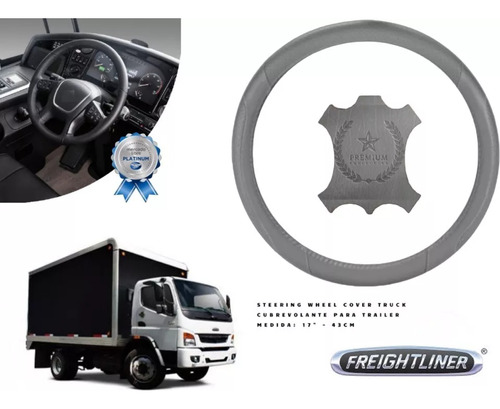 Cubrevolante Piel Gris Trailer   Freightliner Cascadia 2018