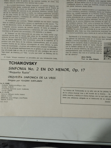 Juego De 6 Discos Vinilo Sinfónica De Tchaikovsky Con Caja (Usado)