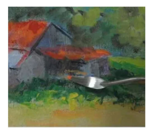 Imagem 4 de 4 de Kit 5 Espatulas Pintura Em Tela Artesanato Tinta Óleo Pallet