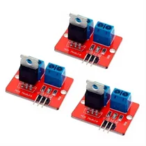 Comprar Pack 3 Módulo Controlador Mosfet Irf520 Arduino Raspberry 5a