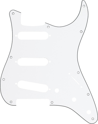 Pickguard Fender Modern Stratocaster White/black/white