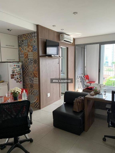 99059* Apartamento Com 1 Dormitório Para Alugar, 30 M² Por R$ 2.600/mês - Vila Olímpia - São Paulo/sp - Ap4525