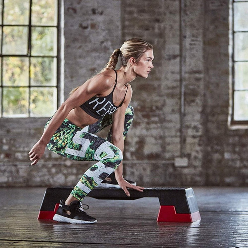 Exercitador Aeróbico Step Ajustável Reebok Simulador Escada
