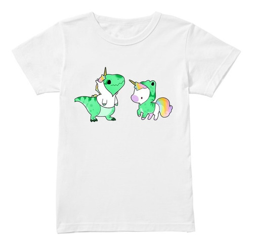 Playera Camiseta Dinosaurio Disfrazado De Unicornio C/ Envio