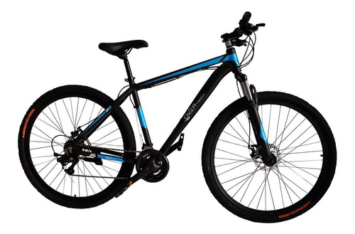 Bicicleta Mtb Overtech Q8 R29 Aluminio Ltwoo F.disco Cuotas Color Negro/Azul Tamaño del cuadro L