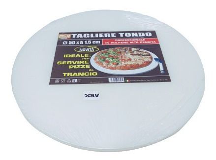 Tabla Picar Nylon Redonda Pizza 50x1.5cm Mc F. 9020 Xavi
