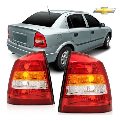 Imagem 1 de 4 de Lanterna Traseira Astra Sedan Tricolor 1999 2000 2001 2002